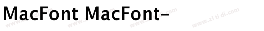 MacFont MacFont字体转换